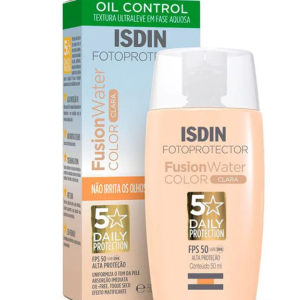 Protetor Solar ISDIN Fusion Water FPS 50 cor clara 50ml